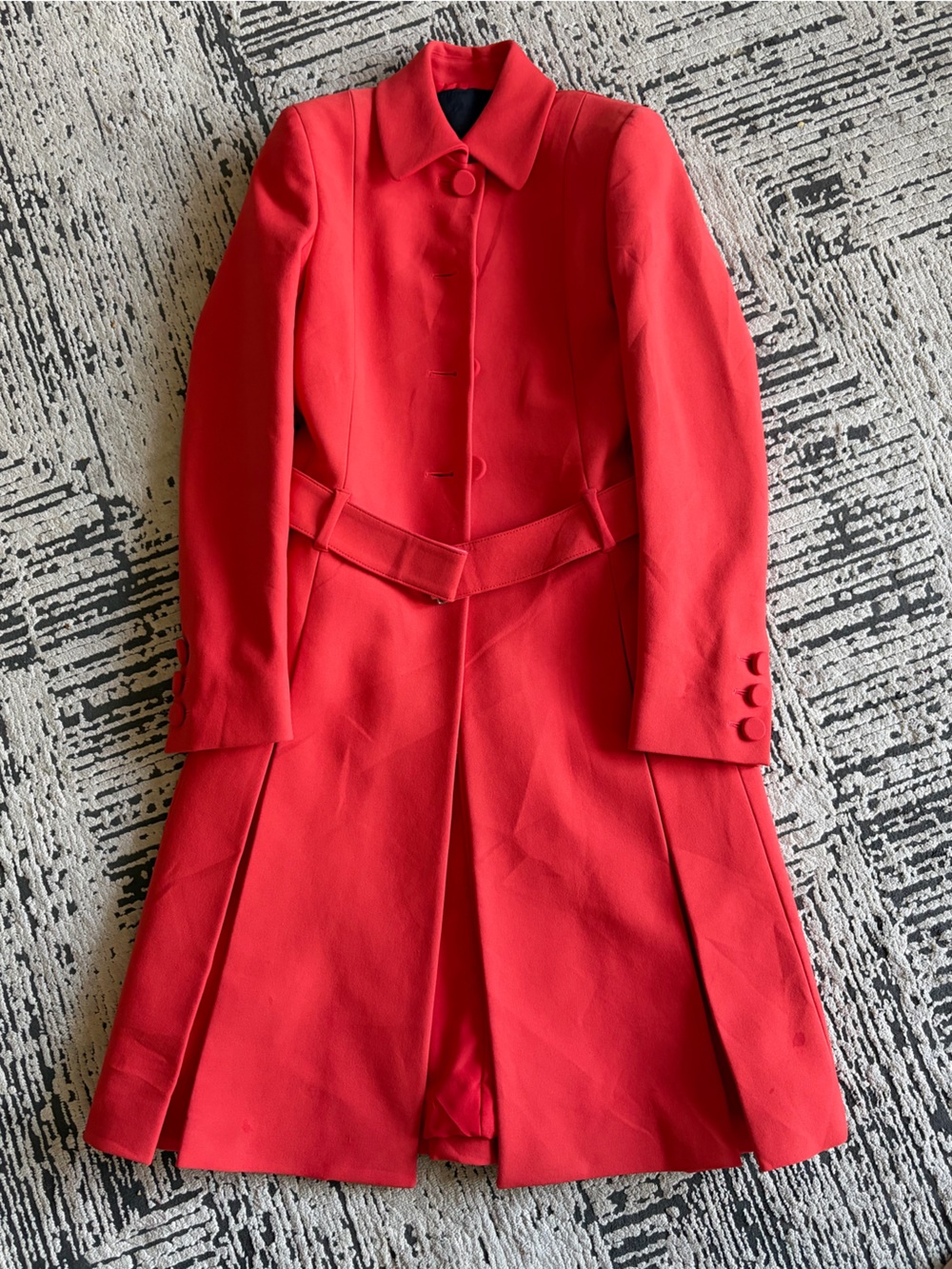 Vintage Prada flared single-breasted coat